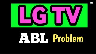 LgtvABLProblemHow to repair lg crt tv ABL problem [upl. by Yrtsed]