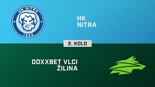 2 kolo HK Nitra – DOXXbet Vlci Žilina 20 HIGHLIGHTY [upl. by Oric377]