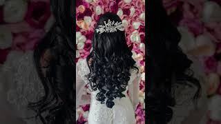 Hairstyles 💓keraladiaries bride bridalhairstylist hairstyle shortsfeed shortsviral shorts [upl. by Nednarb747]