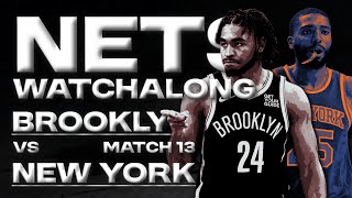 Brooklyn NETS  New York KNICKS Live PLAYBYPLAY NBA Season 2425 [upl. by Kingston874]