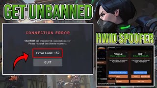 How to Get Unbanned in Val  Fix Van 152 HWID Spoofer 100 Working 2024 [upl. by Durman]