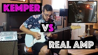 Kemper vs Real Amp  Profiling Amp vs Tube Amp [upl. by Ginevra446]