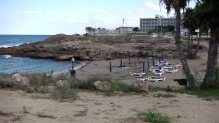 Pernera Protaras Beaches Cyprus  south to north [upl. by Litha]