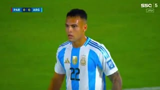 Lautaro Martínez Goal Paraguay Vs Argentina 01 All Goals Analysis amp Extended Highlights [upl. by Haikezeh]