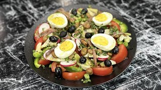 La vrai lauthentique salade niçoise 🥗 Deli Cuisine [upl. by Albur939]