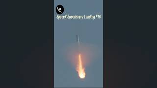 SpaceX Starshiip Booster Landing Test Flight 6 [upl. by Daas]