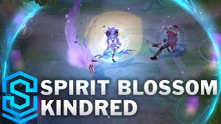 Spirit Blossom Kindred Skin Spotlight  League of Legends [upl. by Anahoj909]