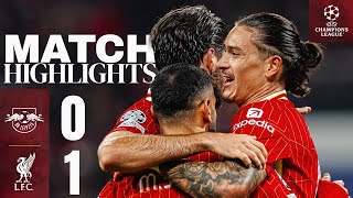 Nunez Goal the Difference in Germany  RB Leipzig 01 Liverpool  UEFA Champions League Highlights [upl. by Isahella676]