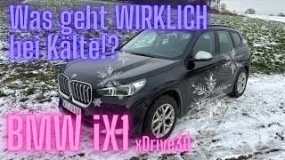 BMW iX1 im Wintertest Was geht WIRKLICH bei Kälte  Gas [upl. by Fisuoy]