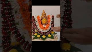 Kalash decoration for varalaxmi🙏😍 shorts ytshorts youtubeshorts trending viralvideo [upl. by Anaicilef]