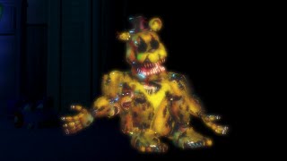 FNAF4 EDIT NIGHTMARE GOLDEN FREDDY ENDING A [upl. by Adnawad70]