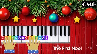 The First Noel Christmas Song Piano Notes [upl. by Ellinej286]