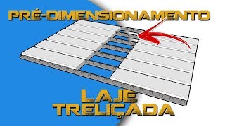 Prédimensionamento de lajes treliçadas [upl. by Savanna]