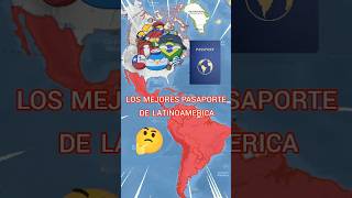 LOS MEJORES PASAPORTES DE LATINOAMÉRICA countryballs paises mapa curiosidades [upl. by Manno646]