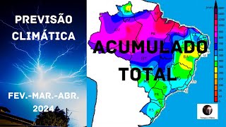 Previsão Climática fevereiromarçoabril2024  Tempo e Clima [upl. by Dnivra959]