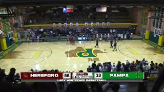 Hereford Basketball vs Pampa Harvesters [upl. by Laurice12]