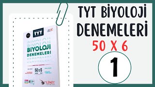 1 TYT Biyoloji Denemesi  Limit Yayınları [upl. by Yekcin476]