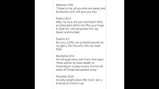 Uplifting Bible Verses to Help You Through Depression shorts shortsviral youtubeviral [upl. by Burnard792]