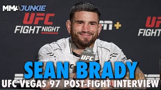 Sean Brady Calls Out Ian Machado Garry Colby Covington After Main Event Win  UFC Vegas 97 [upl. by Johppa]