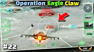 Ace Fighter Operation Eagle Claw Mission 22  Android Gameplay 1080p [upl. by Patrick]