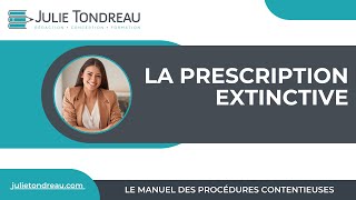 La prescription extinctive [upl. by Claribel870]