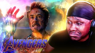 I Watched Marvels AVENGERS END GAME For The FIRST TIME And IT BROKE ME [upl. by Lehcin64]