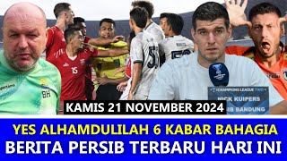 🔵 TOP 6  Berita Persib Hari Ini  Kamis 21 November 2024  Kabar Persib Bandung Terbaru Hari Ini [upl. by Anilev]