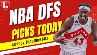 NBA DFS Today 1218 Draftkings amp FanDuel  NBA Picks amp Slate Breakdown [upl. by Eldnar]