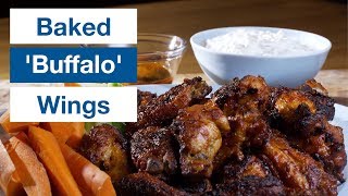 Baked Buffalo Hot Wings [upl. by Nesyaj]