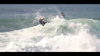 Majd Amine Bodyboard in Portugal  Nazaré  Supertubos [upl. by Benjamen]