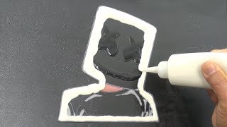 Marshmello Pancake Art  Cooking with Marshmallow [upl. by Moore]