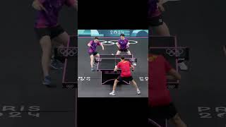 Table Tennis best points mixed paris2024 pingpong tabletennis worldtabletennis wtt shorts tt [upl. by Atinor586]