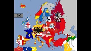 Europe Timeline of National Flags Part 5 [upl. by Carpenter]