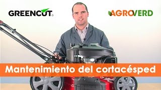 ¿Cómo hacer un buen mantenimiento cuidado y limpieza de tu CORTACÉSPED GREENCUT [upl. by Eirehs662]