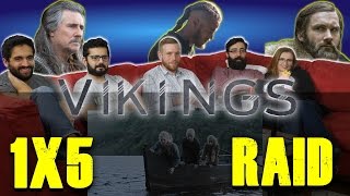 Vikings  1x5  Raid  Group Reaction [upl. by Salhcin696]