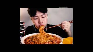 Spicy Noodles Eating Challenge💥🔥 asmr mukbang bigbitesmukbang spicynoodles Sangyoon [upl. by Asenav]