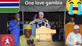 😭😭🙈🙈🙆🏻‍♂️🇬🇲president Adama barrow on ousainou darboe very sad one love gambia [upl. by Annavahs]