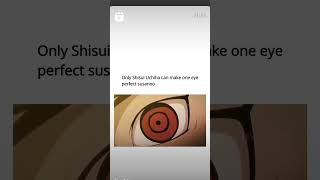 One eye perfect susanoo shisui uchihaanime [upl. by Anibla]