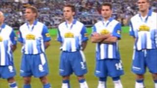 Espanyol Zaragoza Final de Copa de 2006 Himno Nacional [upl. by Yennep]