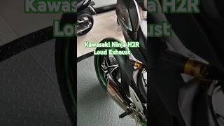 Kawasaki Ninja H2R 🔥 Insane Exhaust Sound 📣🔊 shorts ninjah2r hypersport exhaustsound ytshorts [upl. by Lletnohs]