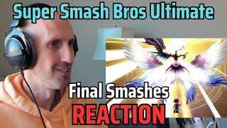 Reacting to EVERY Smash Bros Ultimate final smash for the First Time [upl. by Aicineohp]