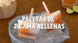 PALETAS DE JÍCAMA RELLENAS [upl. by Ydasahc276]