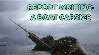 REPORT WRITING BOAT CAPSIZE FOR MADHYAMIK 2025  REPORT WRITING FOR CLASS 9 IX  IMPORTANT REPORT [upl. by Sirdna]