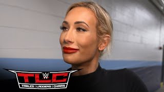 Carmella is confident heading into her clash with Sasha Banks TLC Exclusive Dec 20 202 [upl. by Mlohsihc]