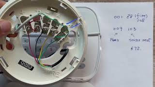 DSC NEO 4 wire smoke detector wiring and programming [upl. by Epoillac]