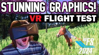 OK Asobo Im IMPRESSED BUT MSFS 2024 AMAZING VR GRAPHICS FULL FLIGHT  Pimax Crystal LIGHT [upl. by Appel551]