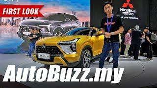 2023 Mitsubishi Xforce compact SUV global debut AutoBuzz [upl. by Pembroke542]