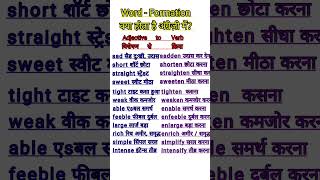 Use of en  Word Formation  What is Word Formation In English Grammar  Class 1  Vocabulary [upl. by Aihsenal]