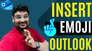 How to Type Finger Crossed Emoji 🤞in Outlook [upl. by Elspet748]