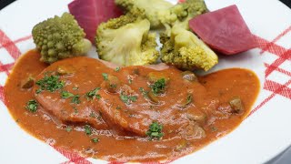 Recette de la langue de boeuf sauce piquante cuisson basse température en pot [upl. by Gnol890]